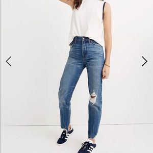 Madewell:The perfect tall summer;destroyed edition